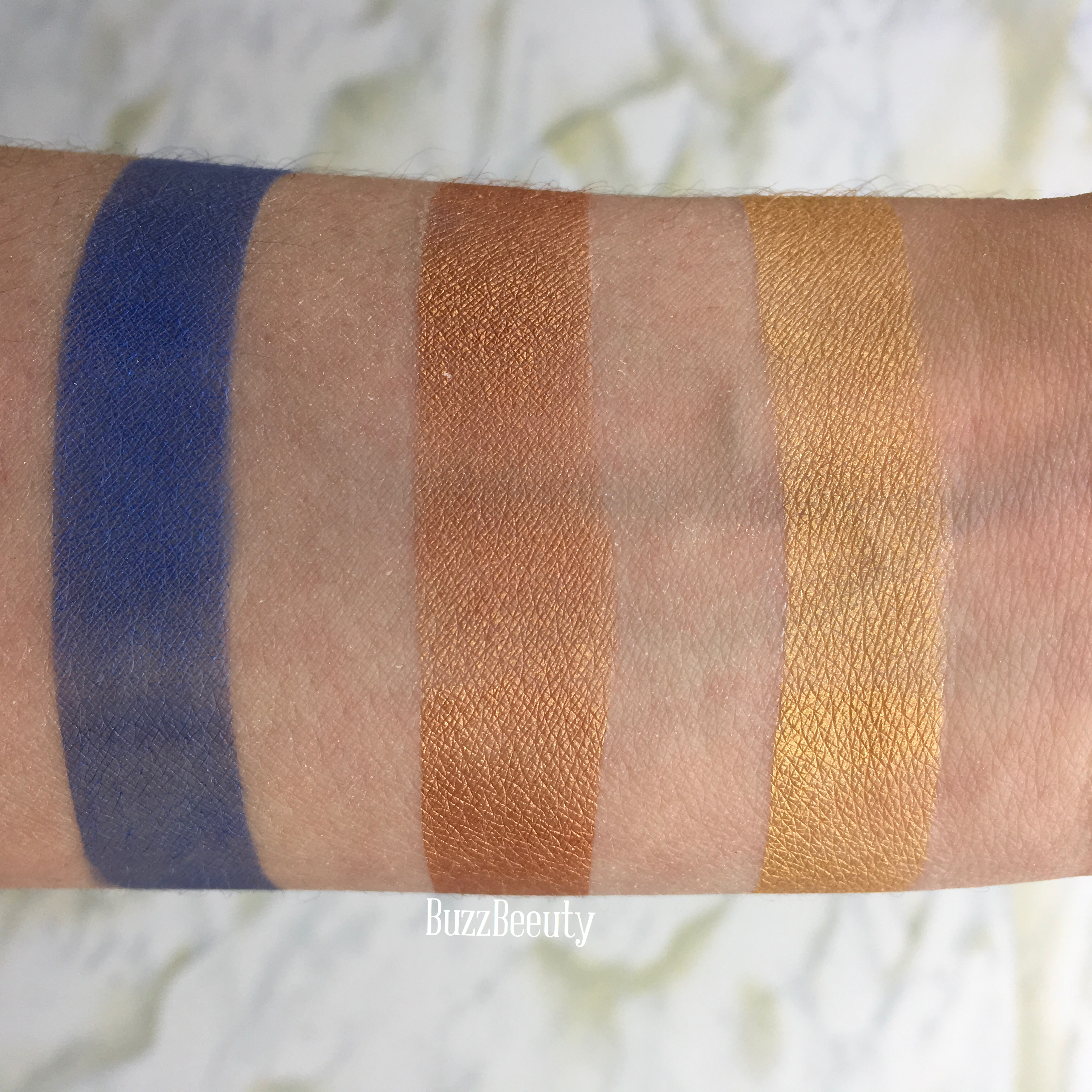 Nomad cosmetics swatches eyeshadows