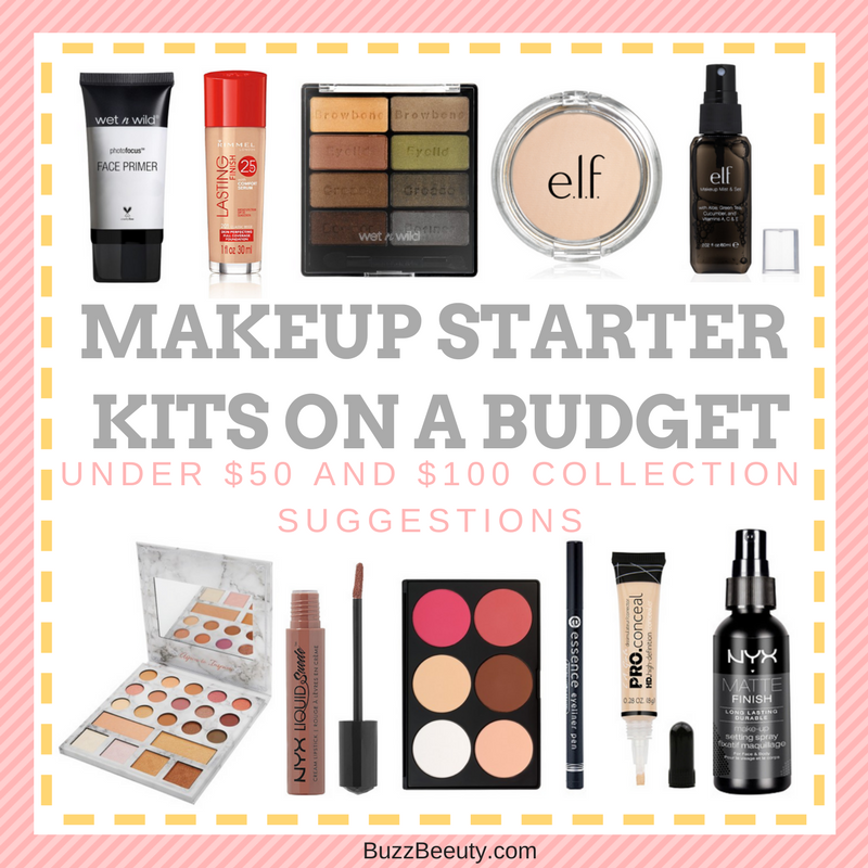 Makeup Starter Kits On a Budget - Under $50 and $100 Collection Suggestions