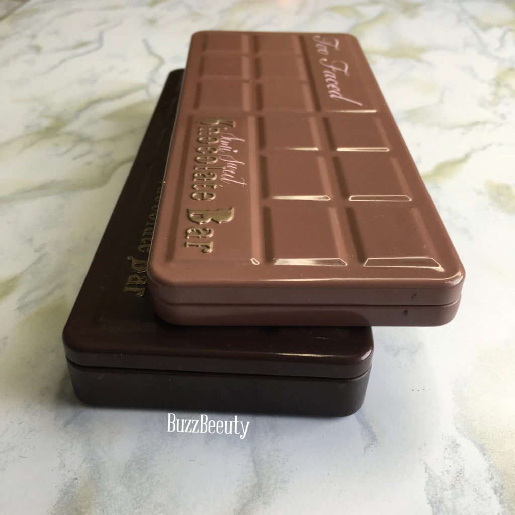 Too Faced Chocolate Bar VS Semi Sweet Palette