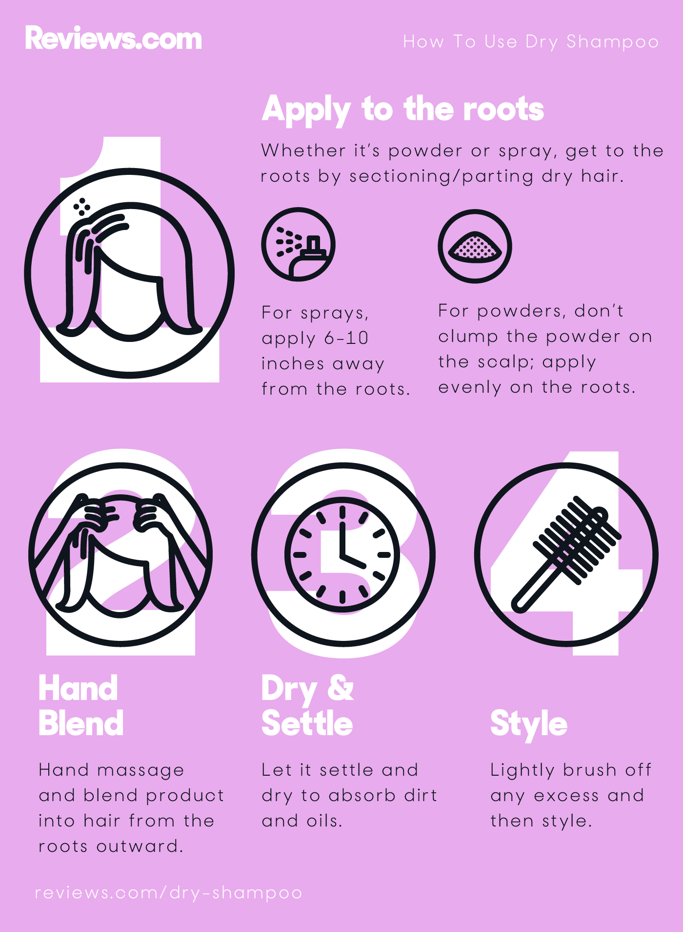 How To Use and Apply Dry Shampoo