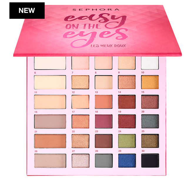 Sephora Collection Easy On The Eyes Eyeshadow Palette. Holidays 2017.