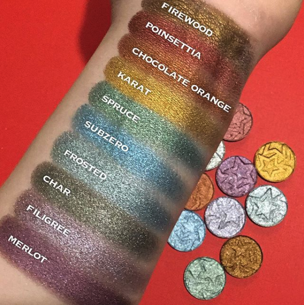 Clionadh Cosmetics Ultra Metals Eyeshadow Collection