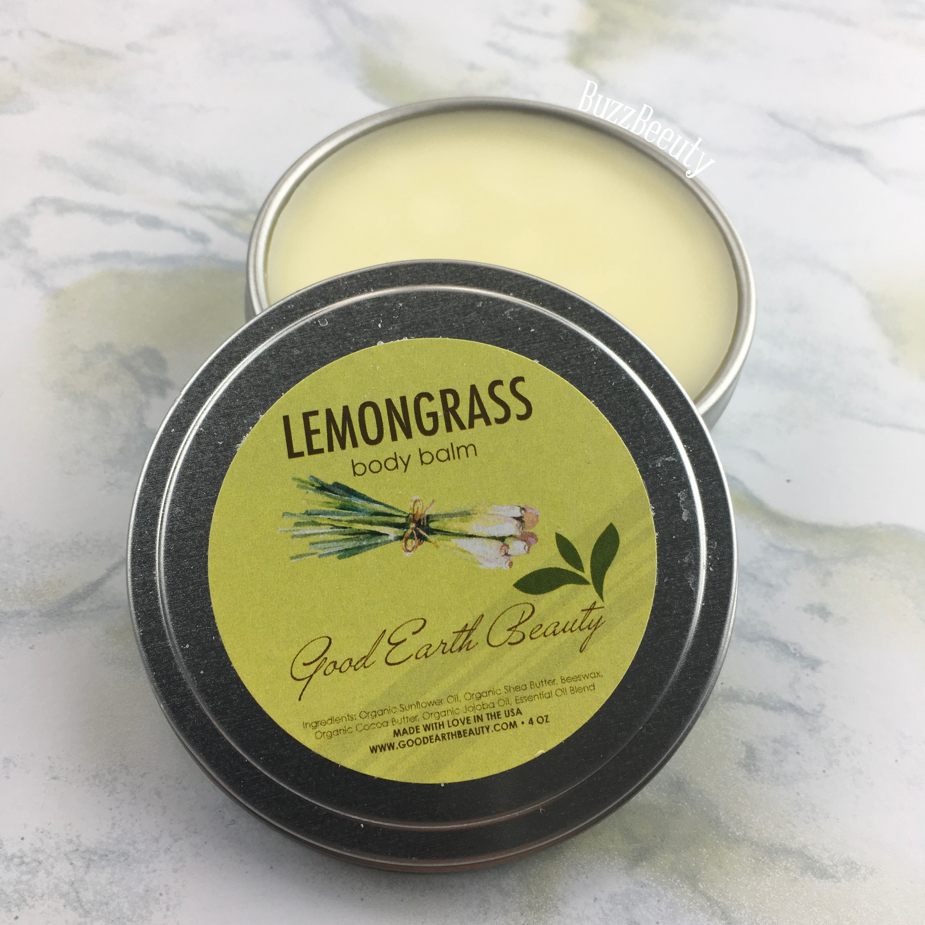 Good Earth Beauty Lemongrass Body Balm