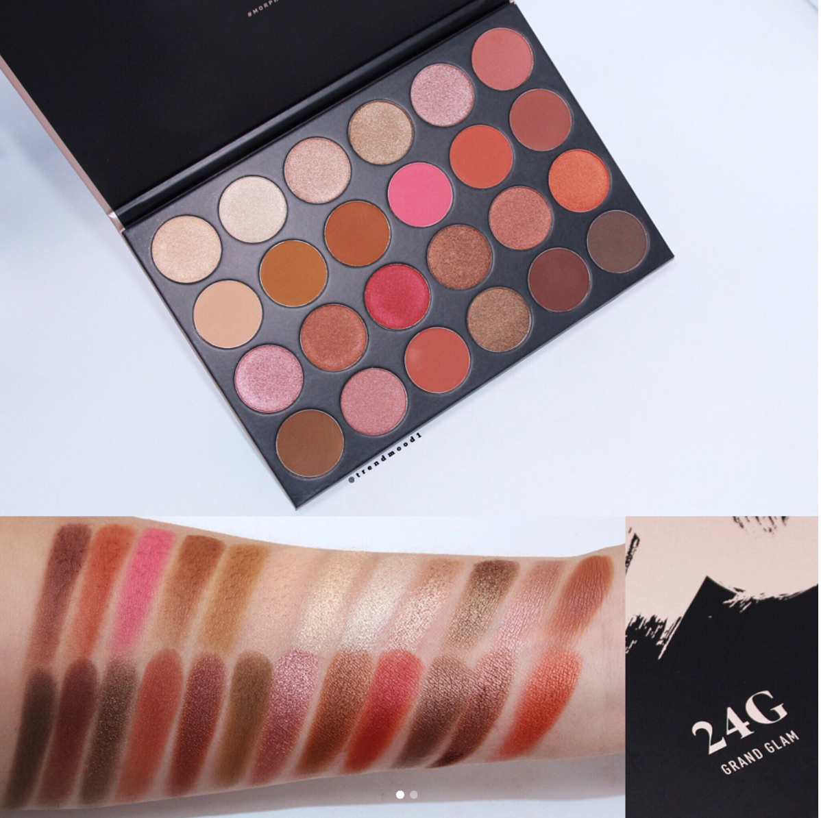 Morphe 24G Grand Glam Palette Swatches and Release Date